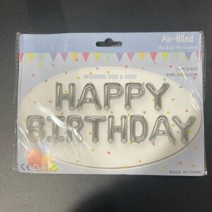 Happy Birthday balloons 🎉